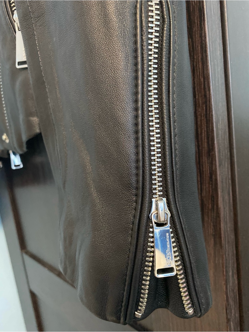 BCBGeneration Black Leather Moto Jacket - Picture 3 of 5